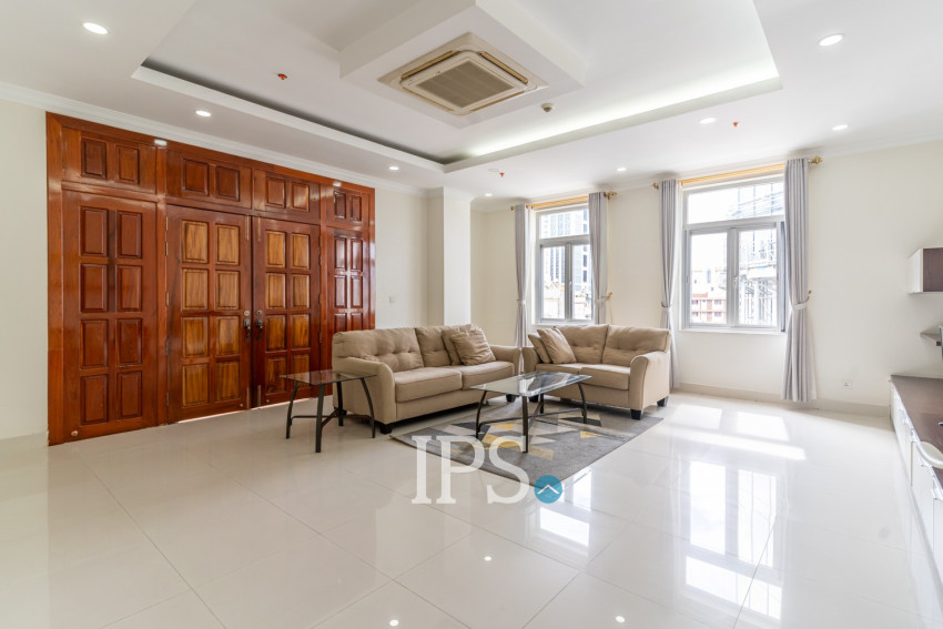 3 Bedroom Serviced Apartment For Rent - BKK1, Phnom Penh