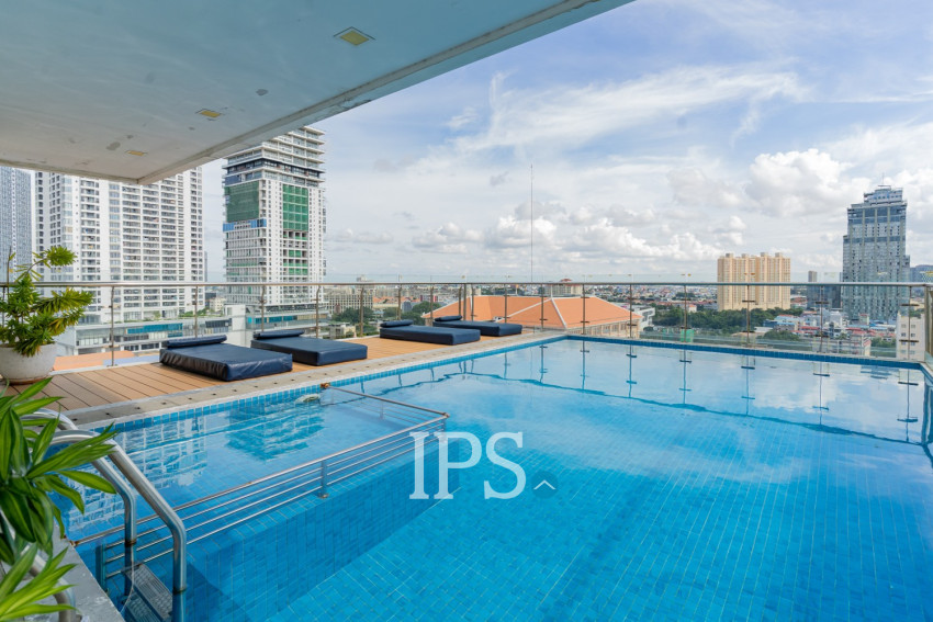 2 Bedroom Serviced Apartment For Rent - Tonle Bassac, Phnom Penh