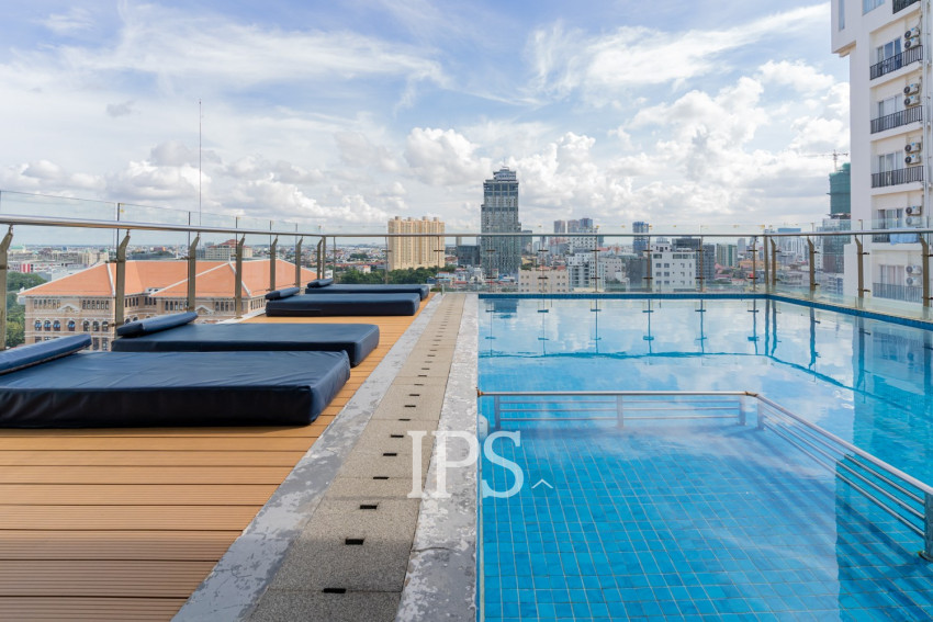 2 Bedroom Serviced Apartment For Rent - Tonle Bassac, Phnom Penh