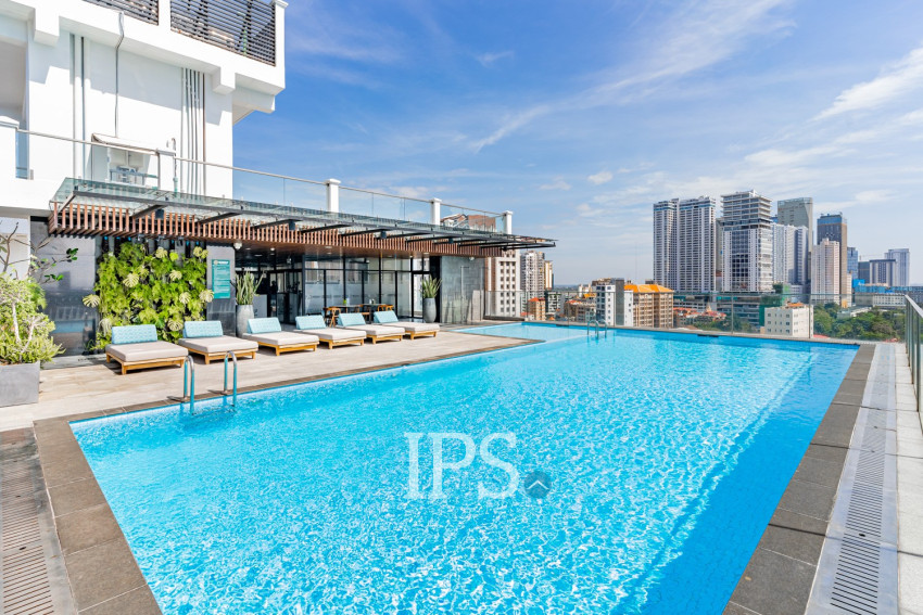 1 Bedroom Serviced Apartment For Rent - BKK1, Phnom Penh