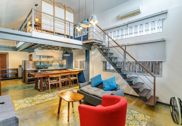 Loft 1 Bedroom Serviced Apartment For Rent - BKK3, Phnom Penh thumbnail