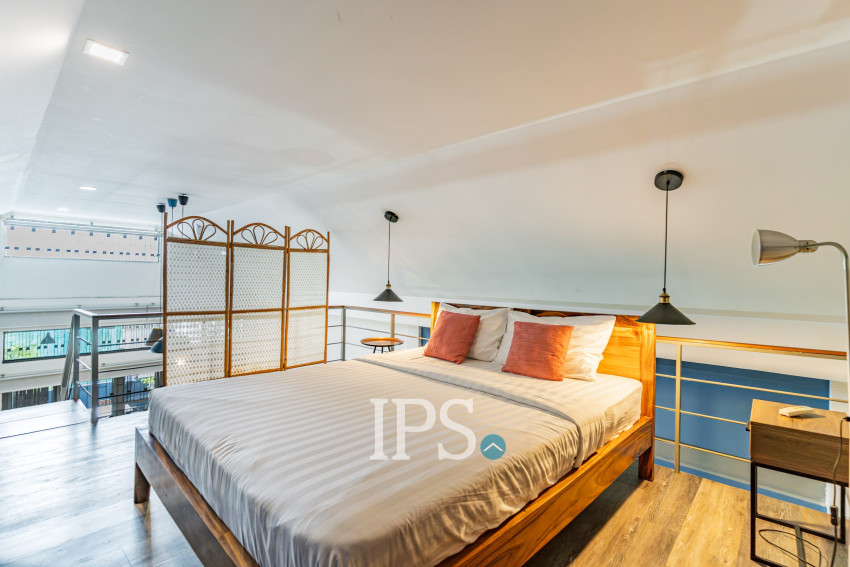 Loft 1 Bedroom Serviced Apartment For Rent - BKK3, Phnom Penh