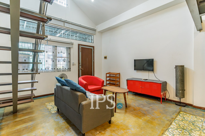Loft 1 Bedroom Serviced Apartment For Rent - BKK3, Phnom Penh