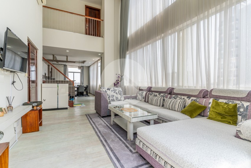 3 Bedroom Duplex Penthouse For Rent - Tonle Bassac, Phnom Penh