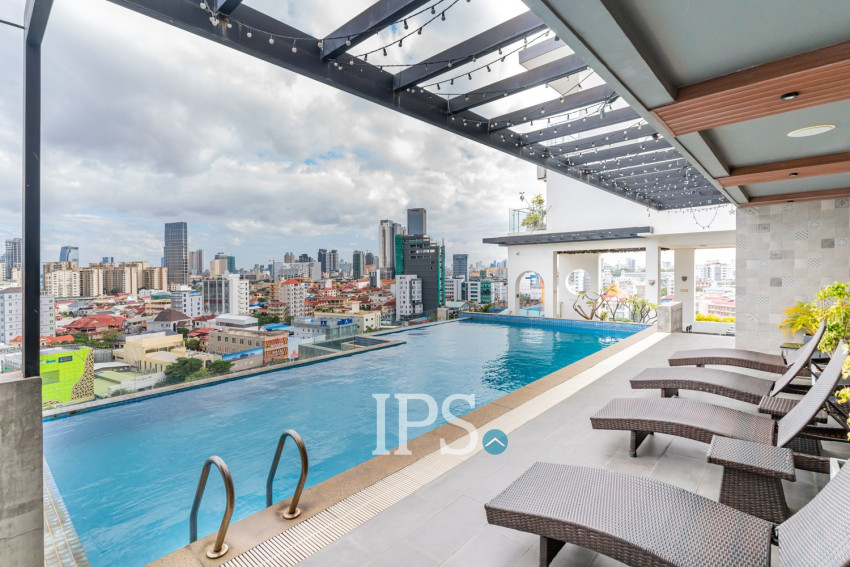 1 Bedroom Serviced Apartment For Rent - Boeung Kak 1, Phnom Penh