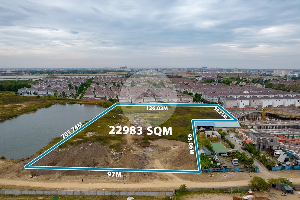 22,983 Sqm Land For Sale Near Aeon 2, Russey Keo, Phnom Penh