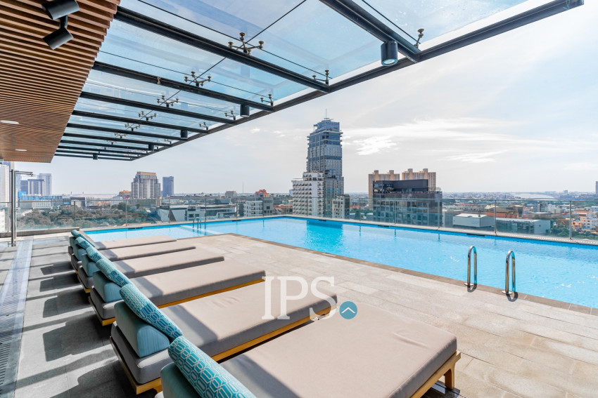 4 Bedroom Serviced Apartment For Rent - BKK1, Phnom Penh