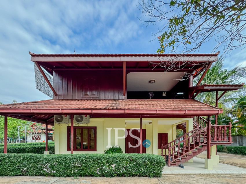 2 Bedroom Wooden Villa  for  Rent - Pouk, Siem Reap