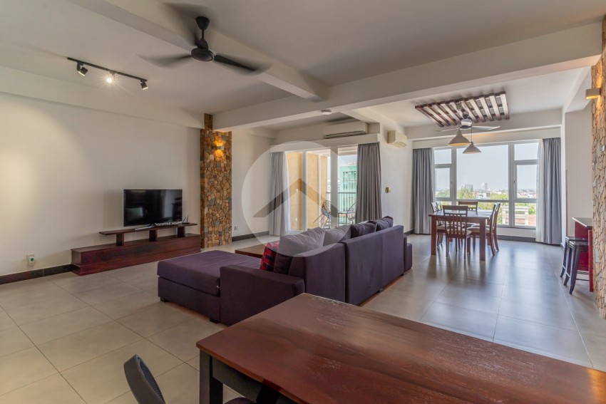 2 Bedroom Serviced Apartment For Rent - Tonle Bassac, Phnom Penh