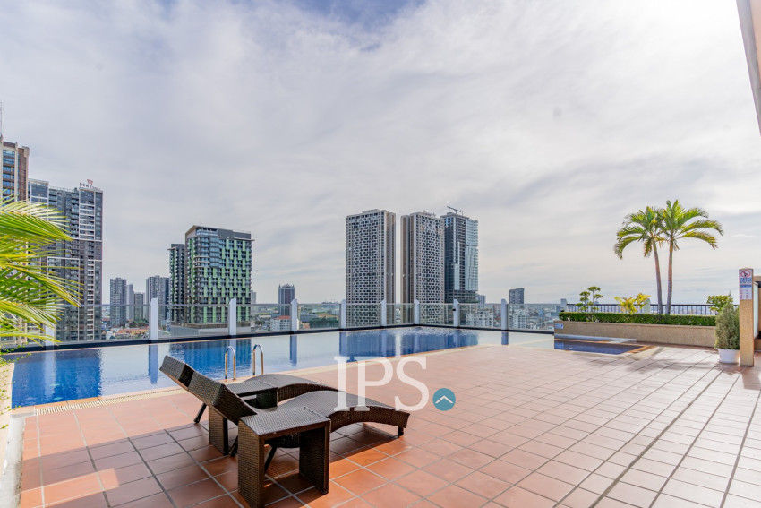 2 Bedroom Serviced Apartment For Rent - Tonle Bassac, Phnom Penh