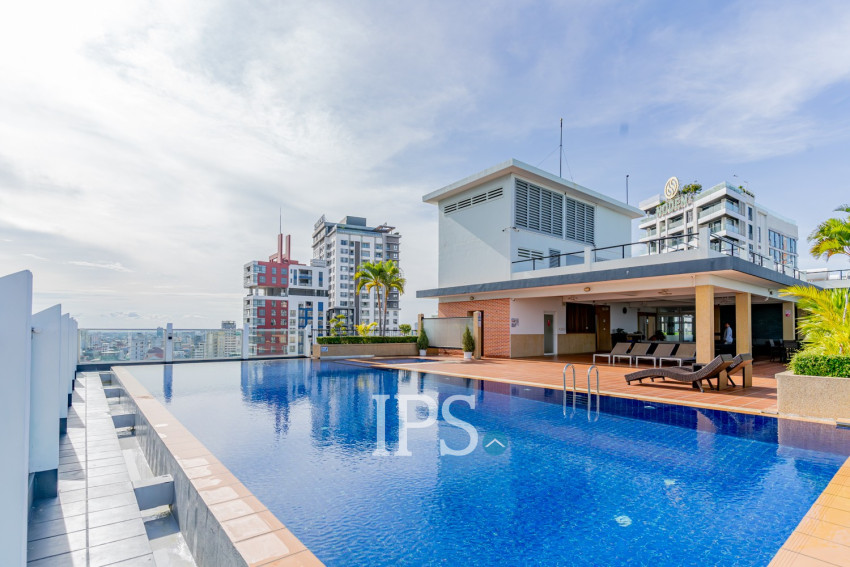 2 Bedroom Serviced Apartment For Rent - Tonle Bassac, Phnom Penh
