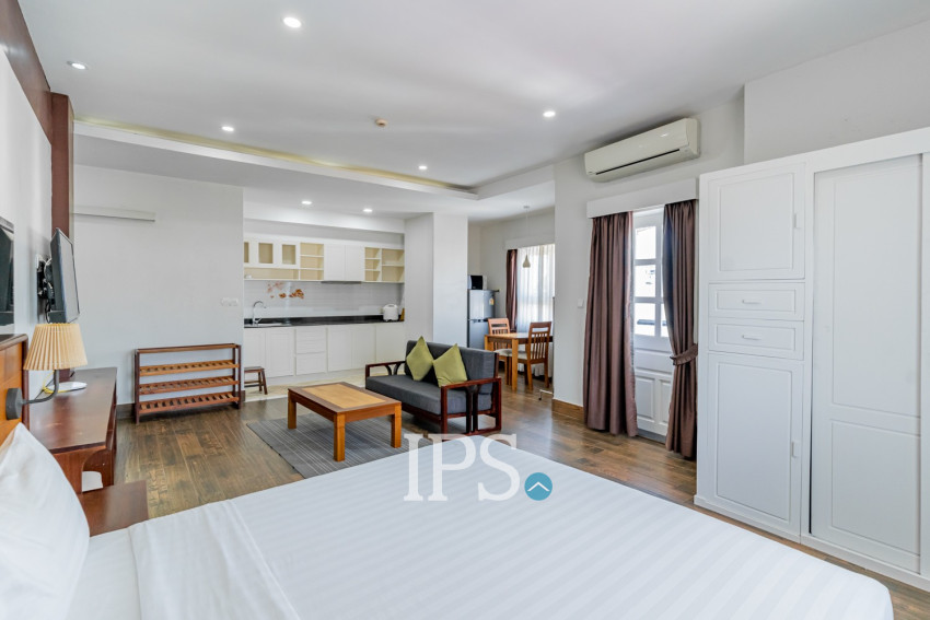 45 Sqm Studio Service Apartment For Rent  -Boeung Kak 2, Phnom Penh