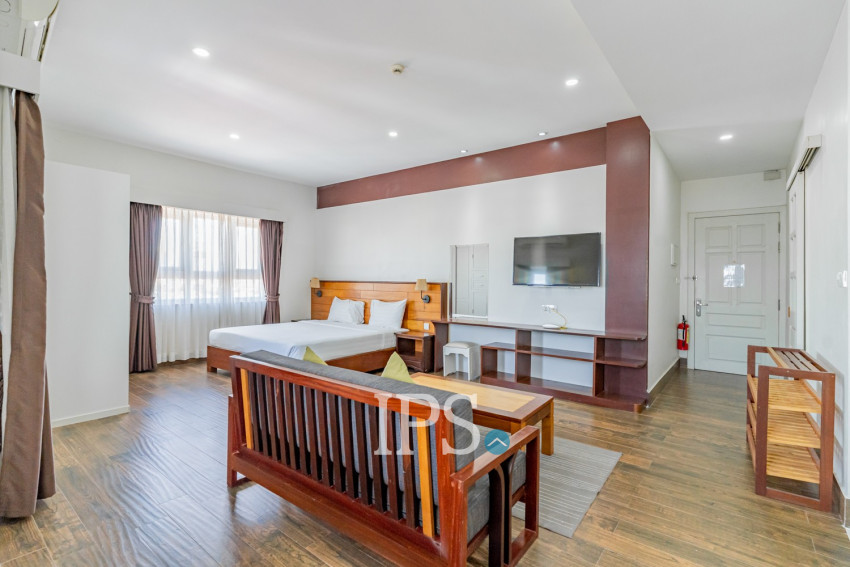 45 Sqm Studio Service Apartment For Rent  -Boeung Kak 2, Phnom Penh