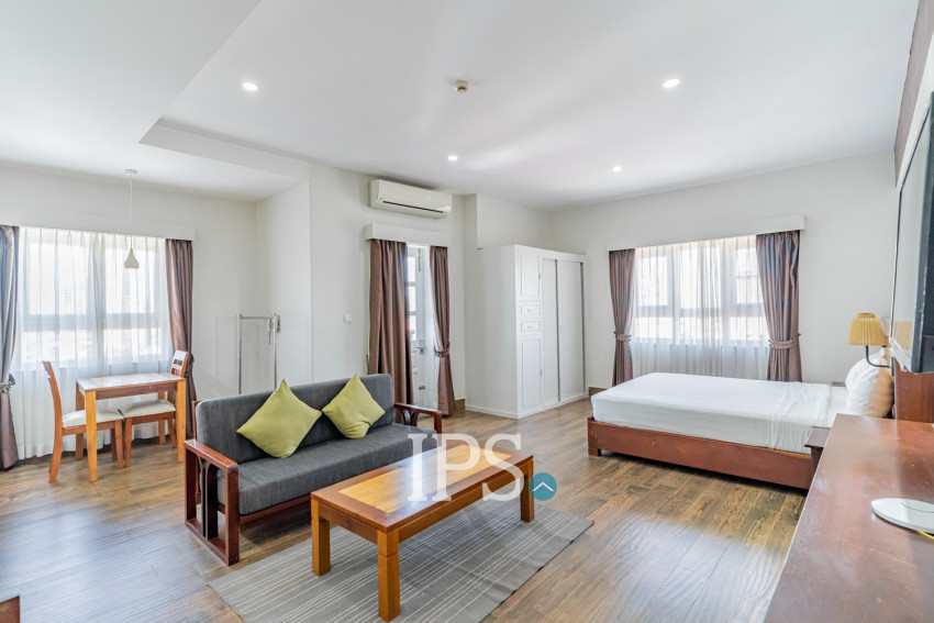 45 Sqm Studio Service Apartment For Rent  -Boeung Kak 2, Phnom Penh