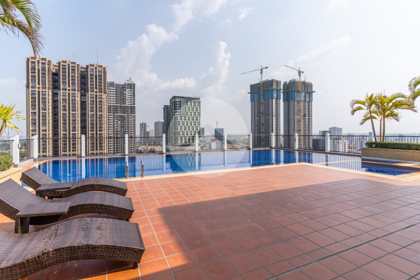 2 Bedroom Serviced Apartment For Rent - Tonle Bassac, Phnom Penh