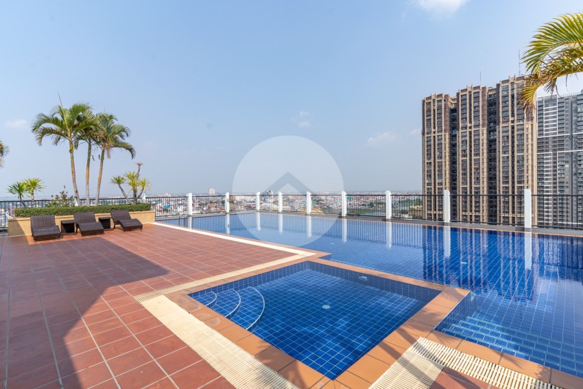 2 Bedroom Serviced Apartment For Rent - Tonle Bassac, Phnom Penh