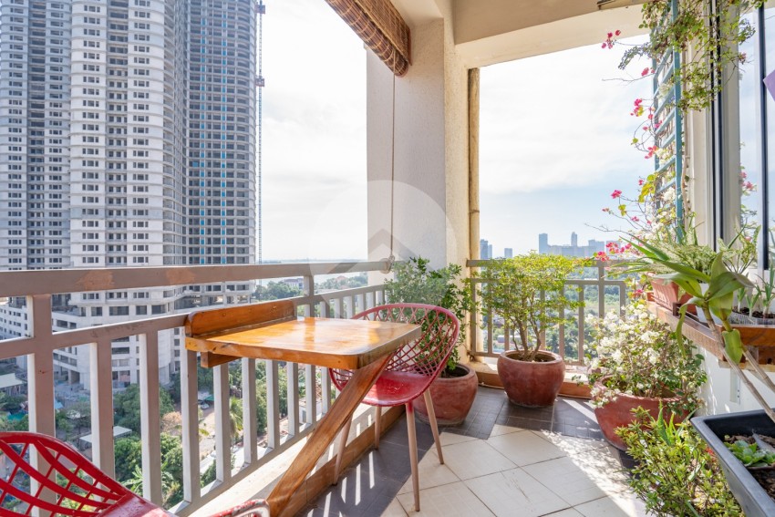 9th Floor 2 Bedroom Condo For Sale - Mekong View Tower 1, Chroy Changvar, Phnom Penh
