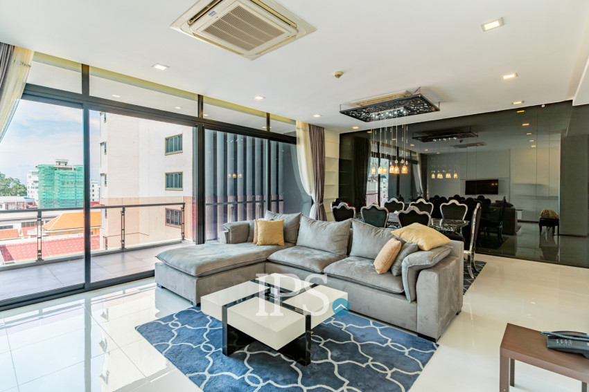 3 Bedroom Serviced Apartment For Rent - Beoung Raing, Phnom Penh