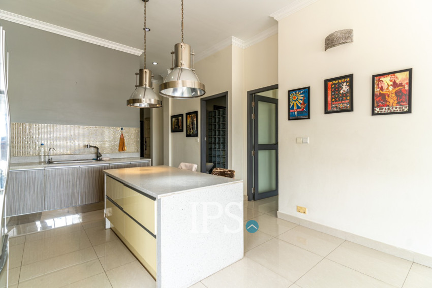 Renovated  2 Bedroom  1 Office Flat For Sale - Riverside, Phnom Penh