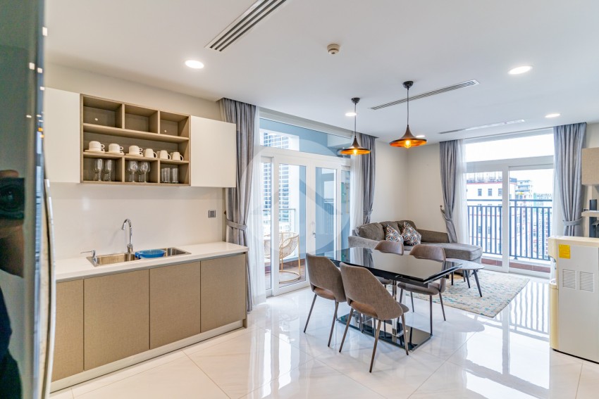 2 Bedroom Serviced Apartment For Rent - BKK2, Phnom Penh