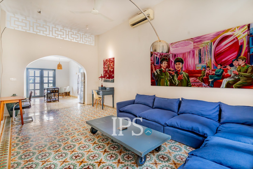 Renovated 3 Bedroom Apartment For Rent - Phsar Kandal 1, Phnom Penh