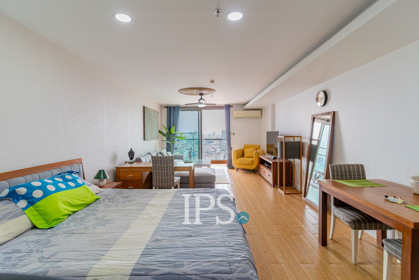 54 Sqm Studio Condo For Rent - Veal Vong, Phnom Penh
