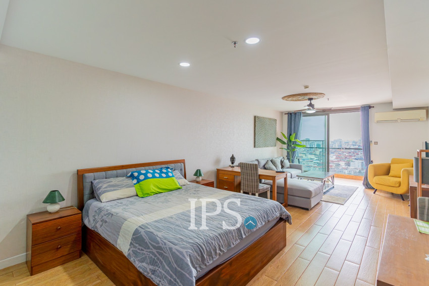 54 Sqm Studio Condo For Rent - Veal Vong, Phnom Penh