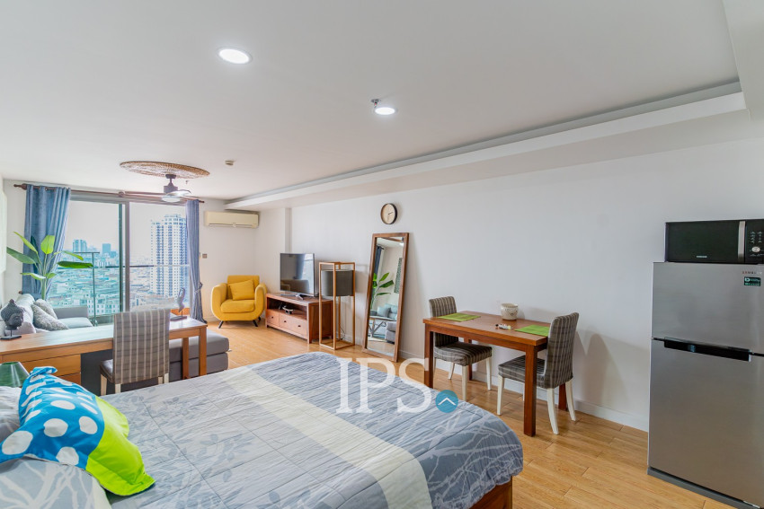 54 Sqm Studio Condo For Rent - Veal Vong, Phnom Penh