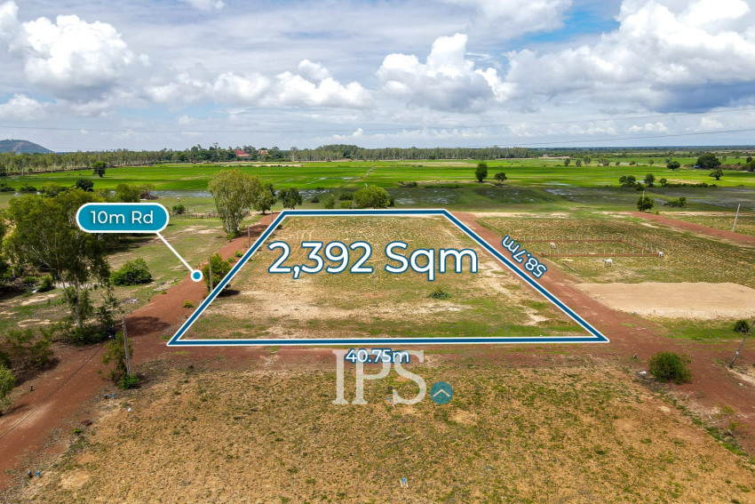 2,392 Sqm Land For Sale - Sangkat Sambour, Siem Reap