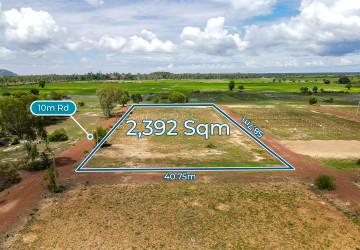 2,392 Sqm Land For Sale - Sangkat Sambour, Siem Reap thumbnail