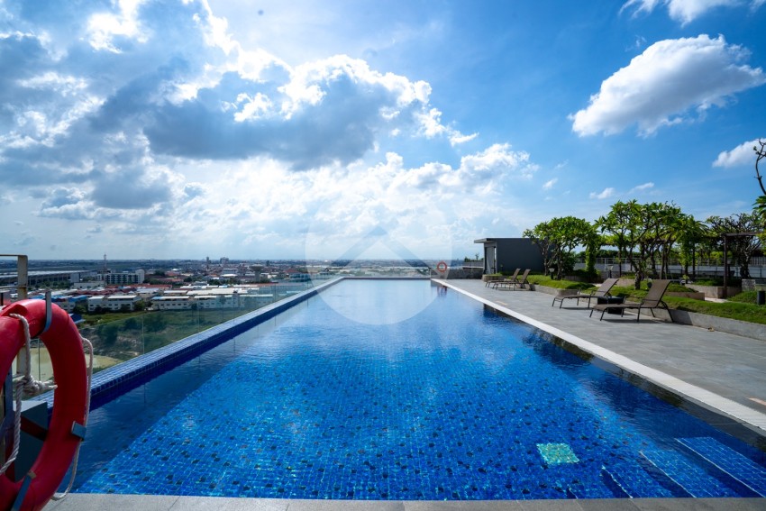 23th Floor 2 Bedroom Condo For Sale - Bodiju, Phnom Penh