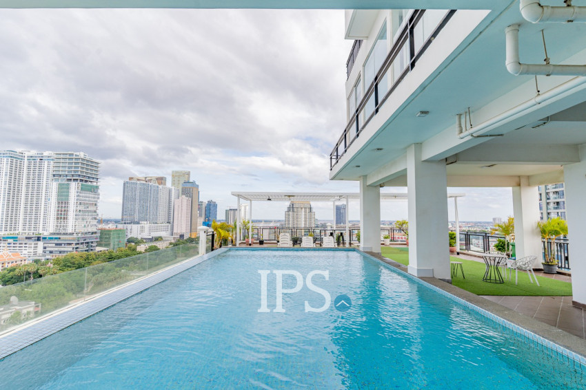 1 Bedroom Serviced Apartment For Rent - Tonle Bassac, Phnom Penh