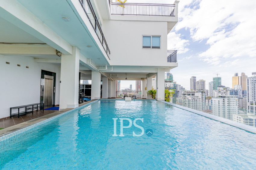 1 Bedroom Serviced Apartment For Rent - Tonle Bassac, Phnom Penh