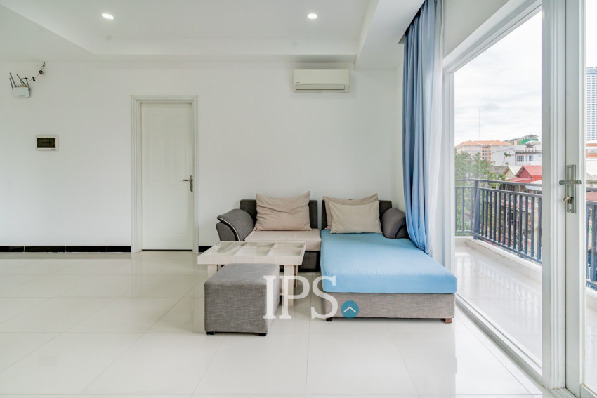 1 Bedroom Serviced Apartment For Rent - Tonle Bassac, Phnom Penh