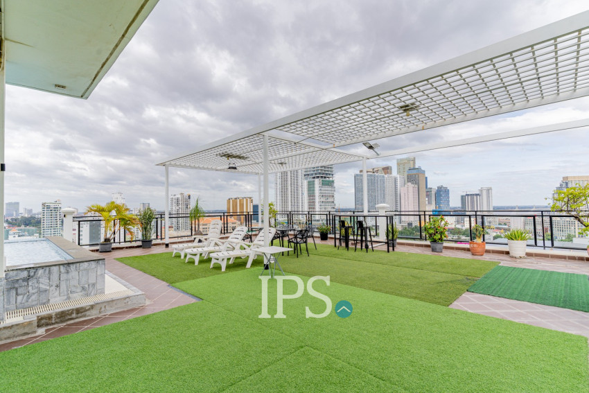 1 Bedroom Serviced Apartment For Rent - Tonle Bassac, Phnom Penh