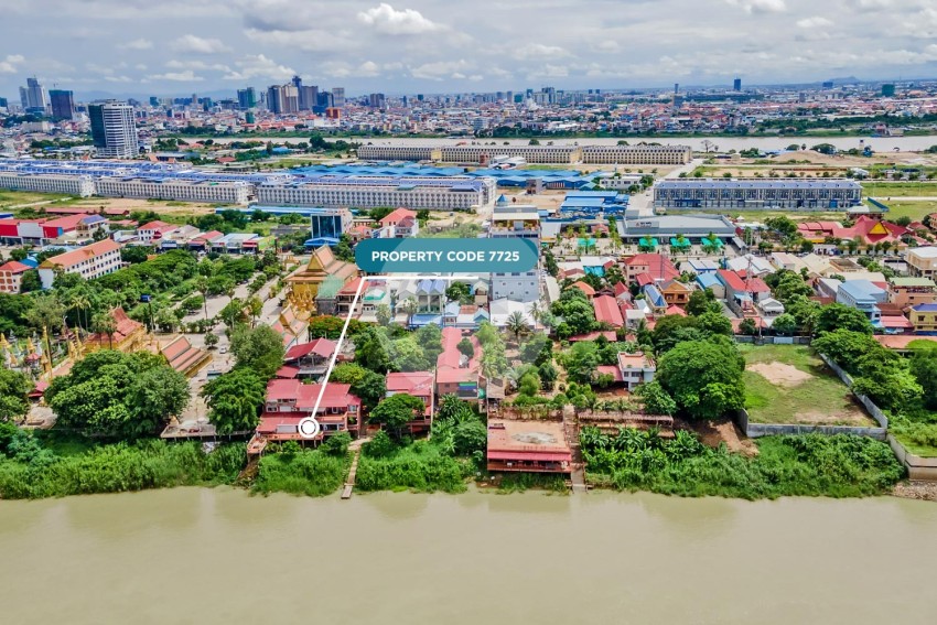 3015 Sqm Riverfront Property For Sale - Chroy Changvar, Phnom Penh