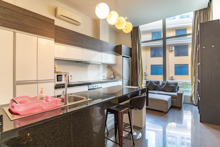 1 Bedroom Apartment  For Rent - Tonle Bassac, Phnom Penh