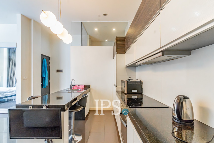 45 Sqm Sudio Serviced Apartment For Rent - Tonle Bassac, Phnom Penh