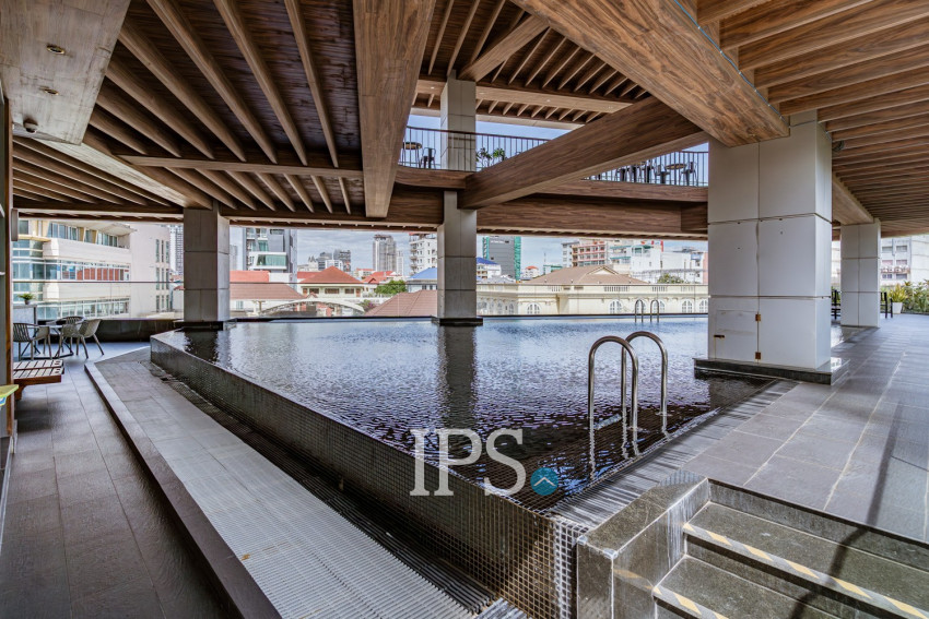 1 Bedroom Serviced Apartment  For Rent - Boeung Kak 2, Phnom Penh