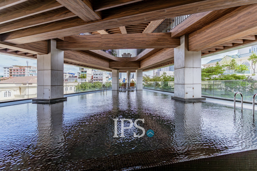 1 Bedroom Serviced Apartment  For Rent - Boeung Kak 2, Phnom Penh