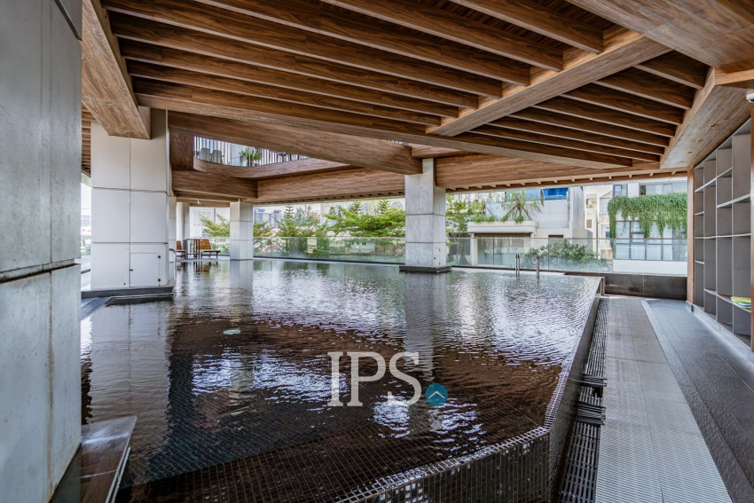 1 Bedroom Serviced Apartment  For Rent - Boeung Kak 2, Phnom Penh