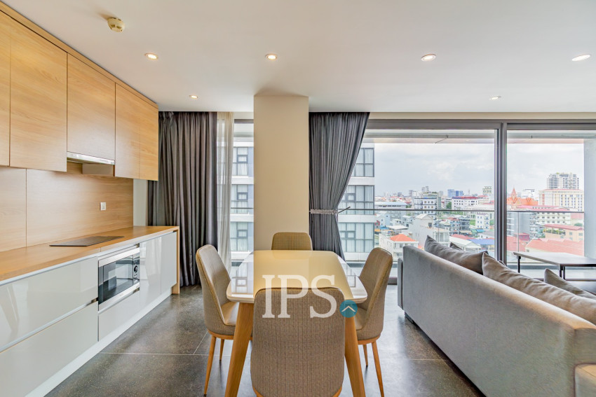 2 Bedroom Serviced Apartment  For Rent - Boeung Kak 2, Phnom Penh