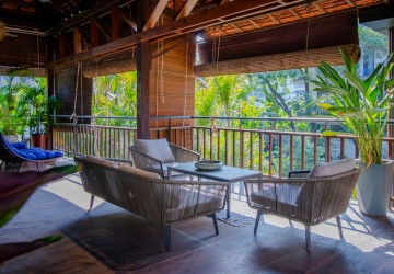 4 Bedroom Wooden Villa For Sale - Wat Damnak, Siem Reap thumbnail