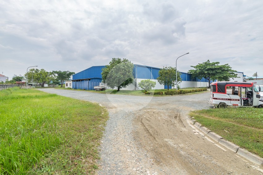 35,671 sq.m. Land with Warehouse  For Sale - Chaom Chau, Phnom Penh