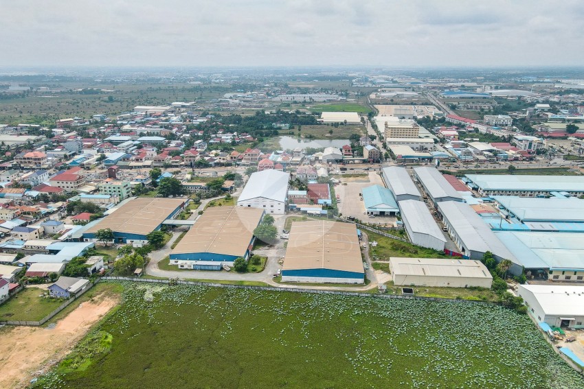 35,671 sq.m. Land with Warehouse  For Sale - Chaom Chau, Phnom Penh