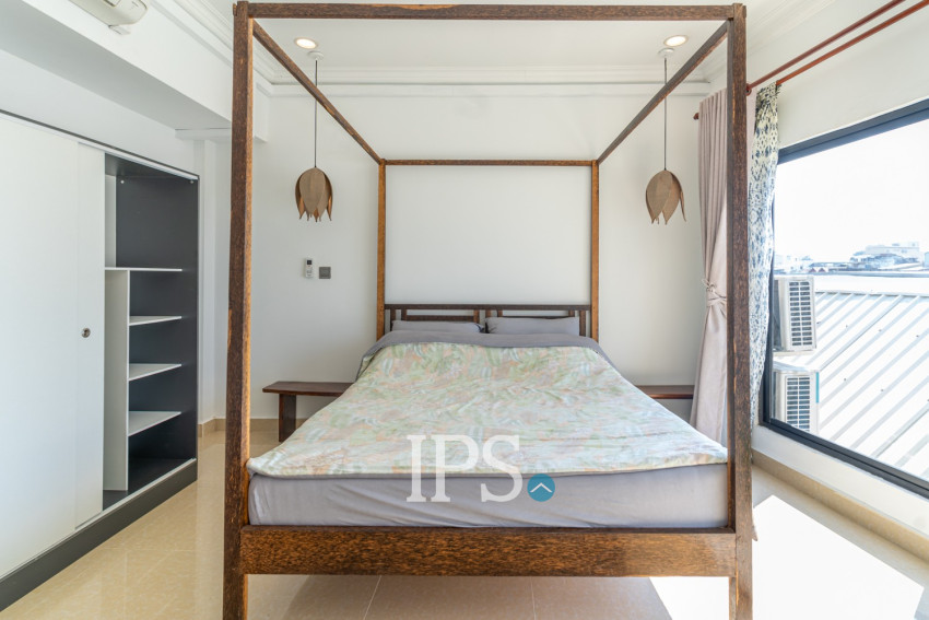 Renovated 1 Bedroom Apartment  For Rent - Phsar Chas, Phnom Penh