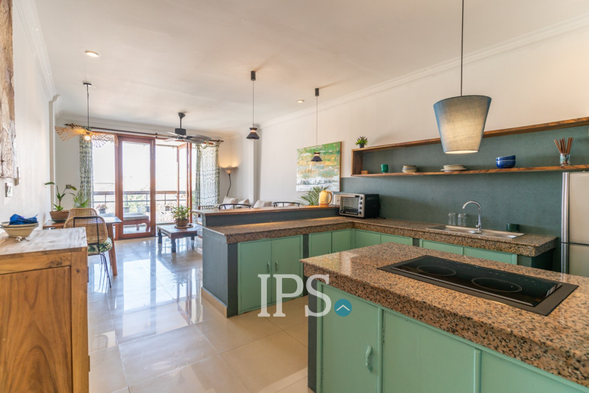 Renovated 1 Bedroom Apartment  For Rent - Phsar Chas, Phnom Penh