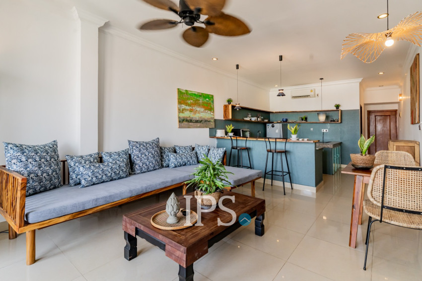 Renovated 1 Bedroom Apartment For Rent - Phsar Chas, Phnom Penh