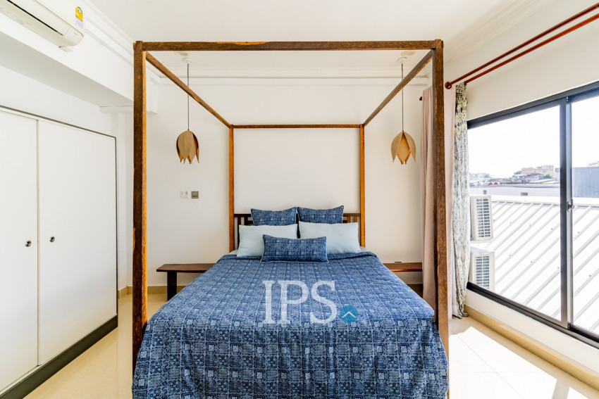 Renovated 1 Bedroom Apartment For Rent - Phsar Chas, Phnom Penh