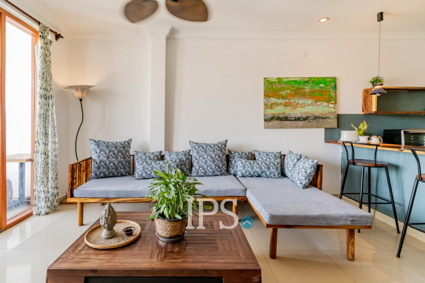Renovated 1 Bedroom Apartment For Rent - Phsar Chas, Phnom Penh